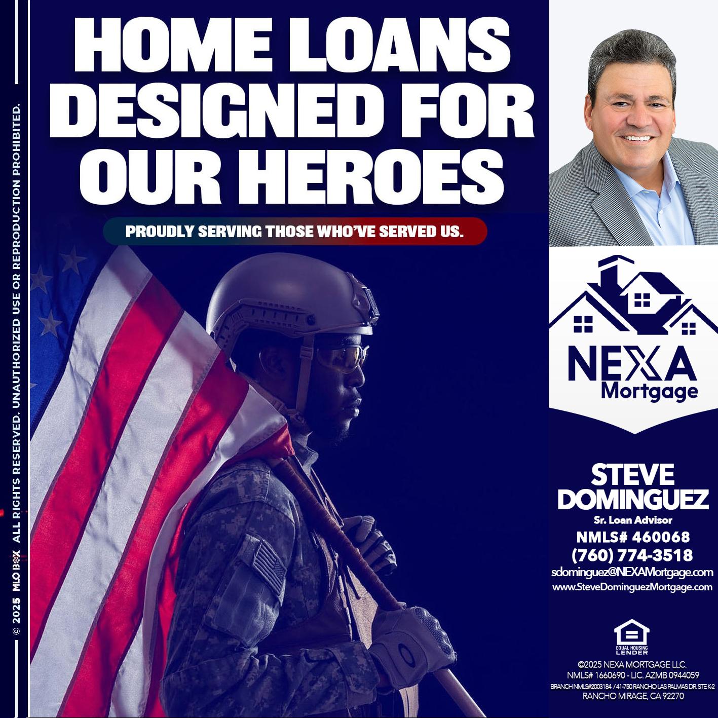 home loans - Steve Dominguez -Senior Loan Advisor