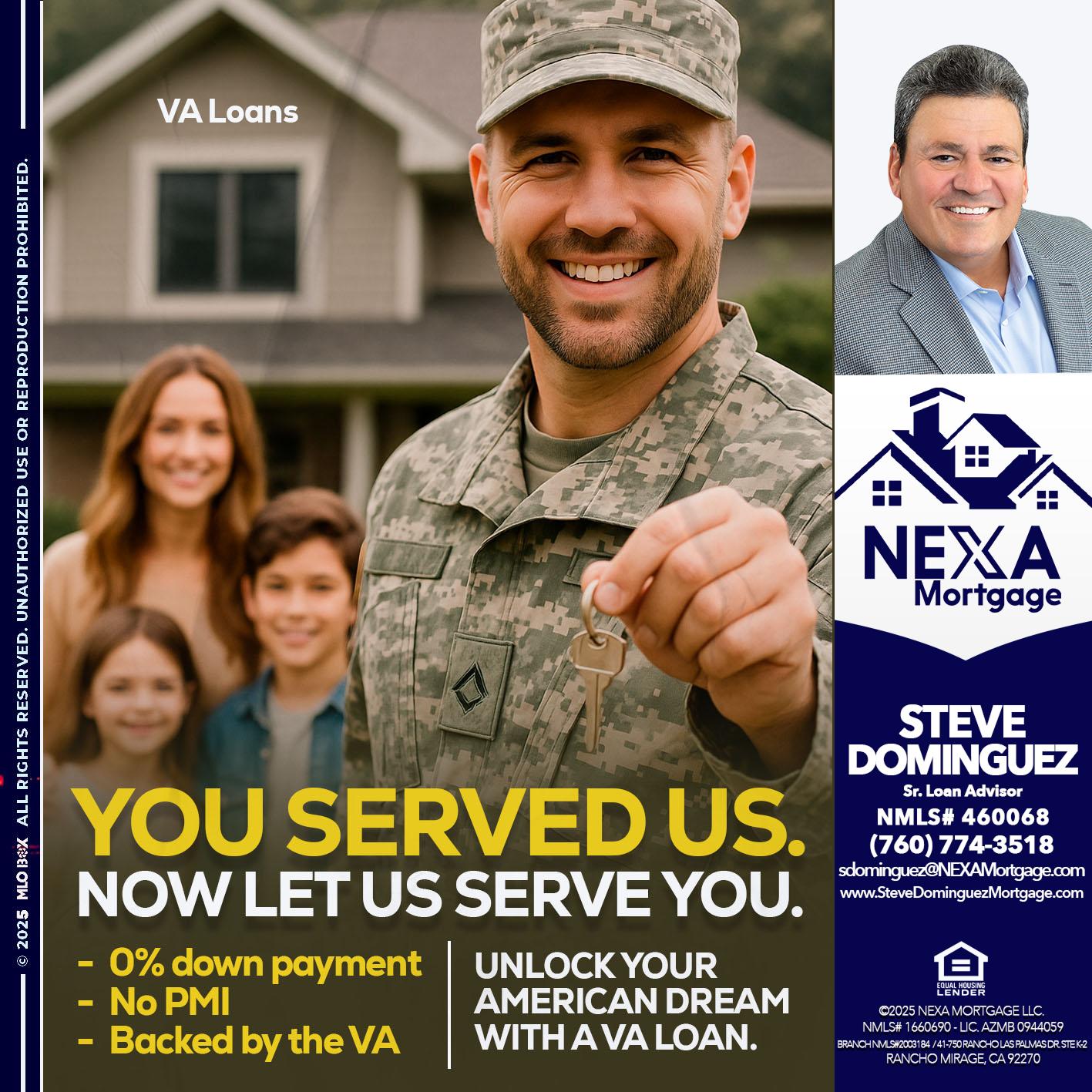 YOU DESERVED - Steve Dominguez -Senior Loan Advisor