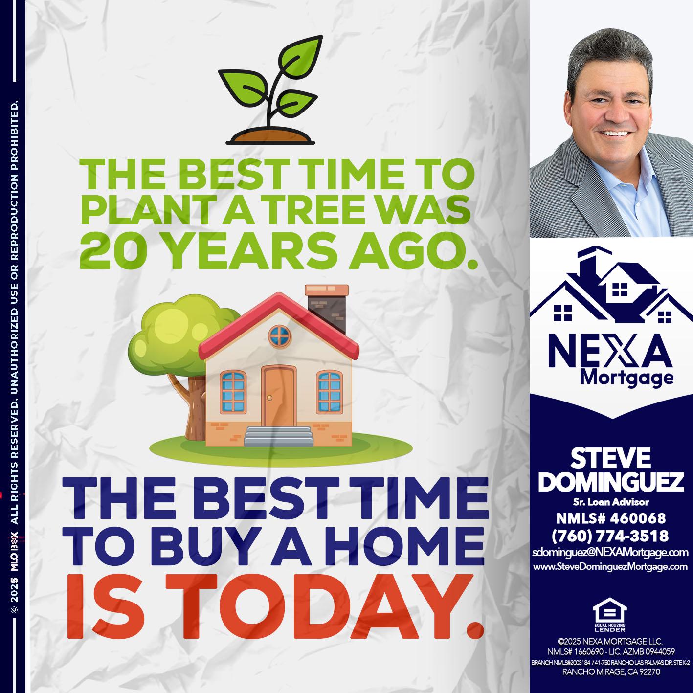 BEST TIME TO - Steve Dominguez -Senior Loan Advisor