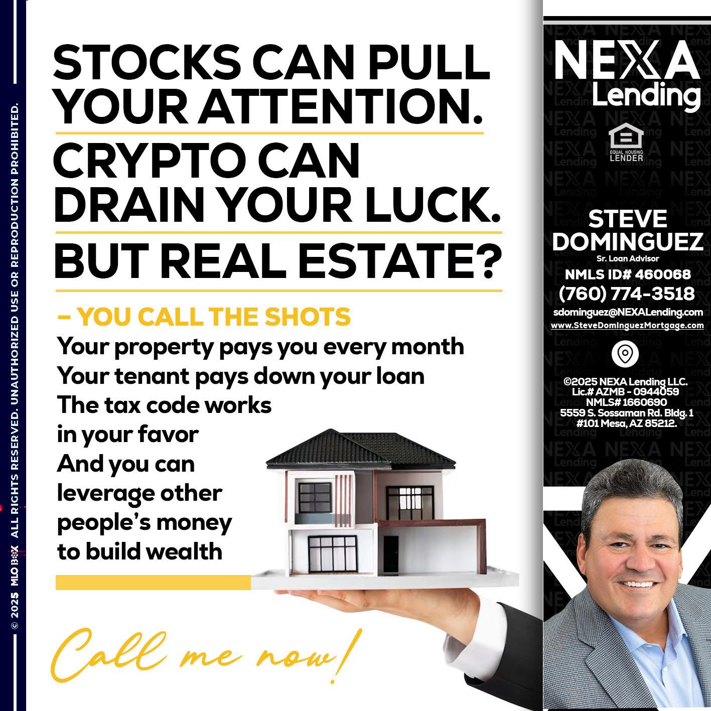 STOCK CAN - Steve Dominguez -Senior Loan Advisor