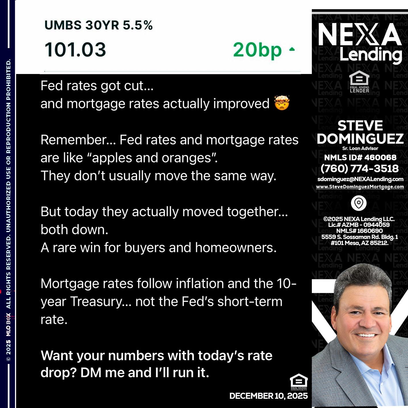 101.03 - Steve Dominguez -Senior Loan Advisor