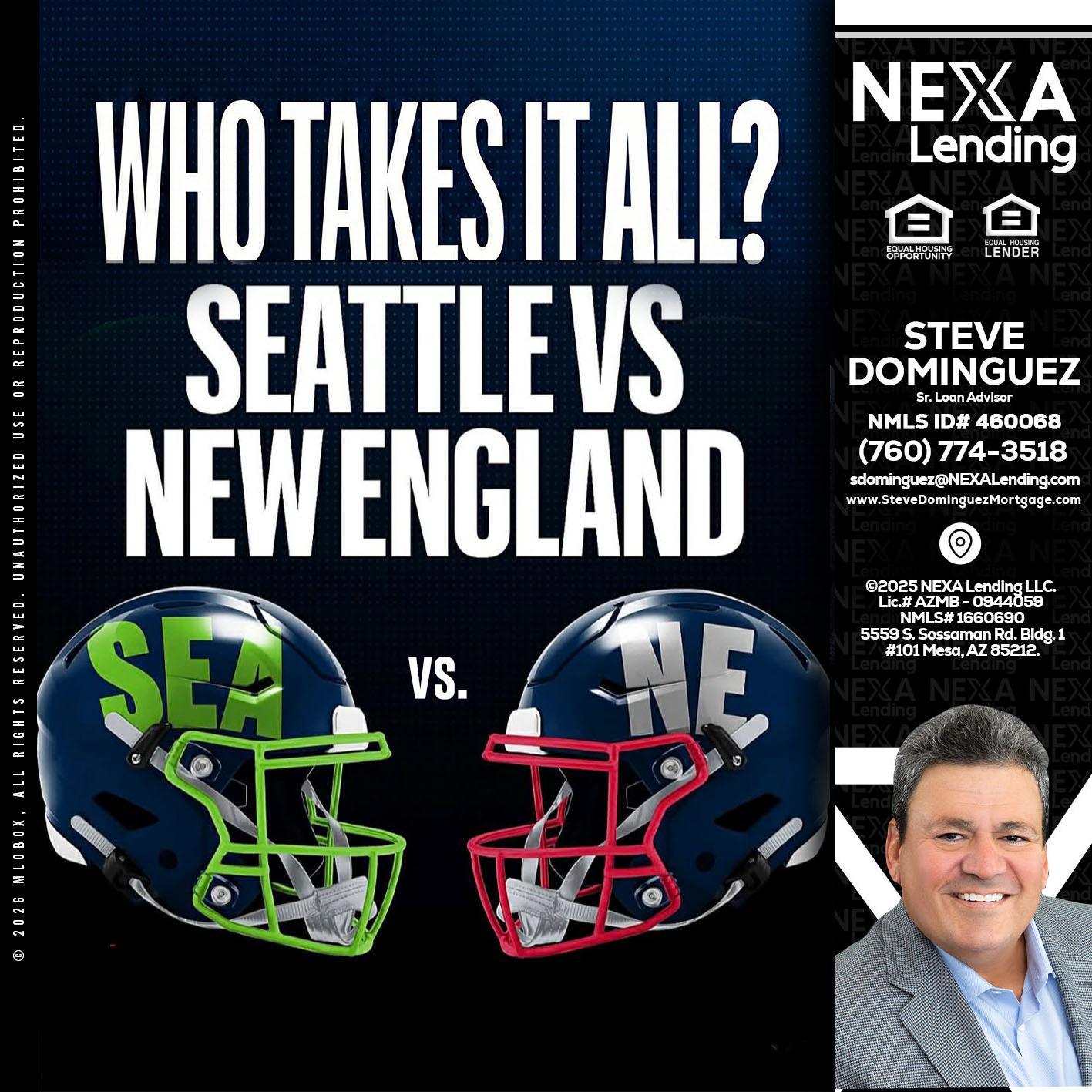 WHO TAKE IT ALL? - Steve Dominguez -Senior Loan Advisor