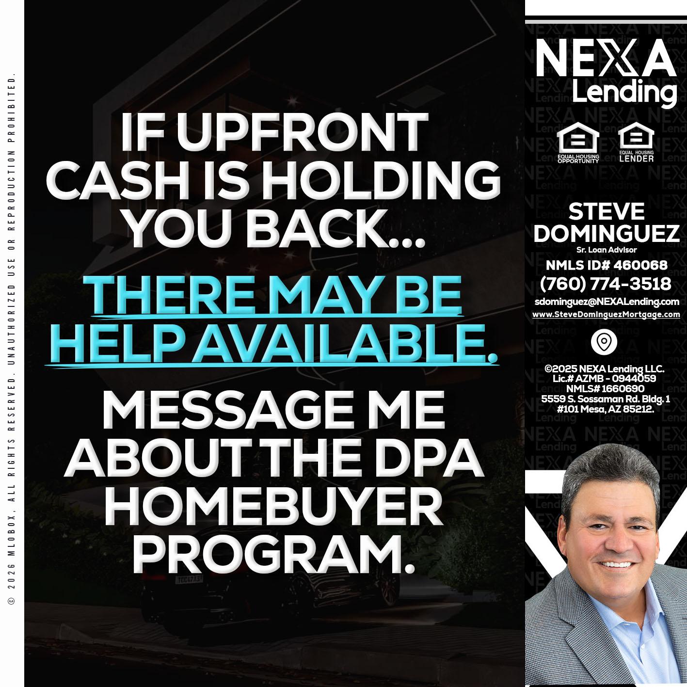 IF UPFRONT - Steve Dominguez -Senior Loan Advisor