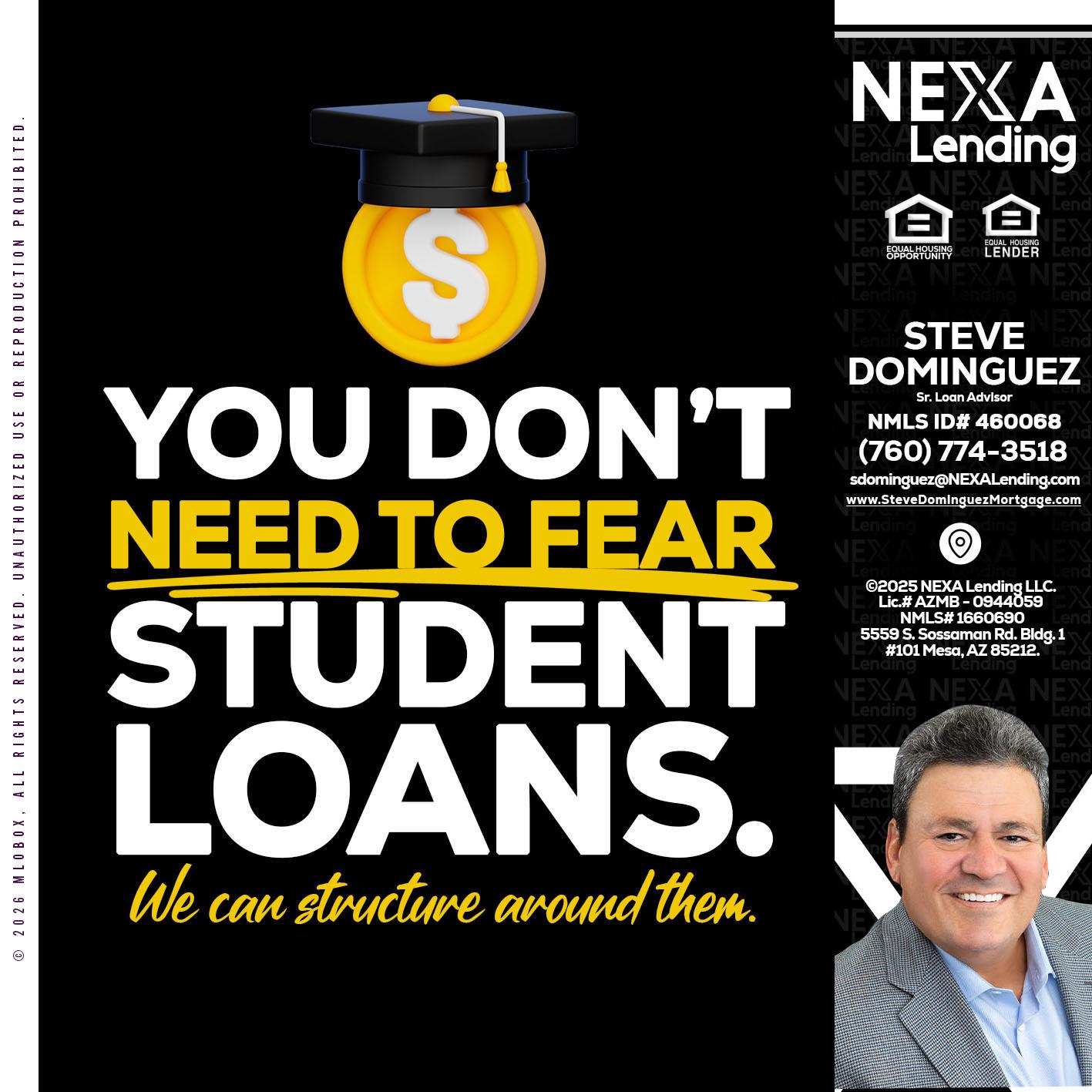 YOU DONT NEED - Steve Dominguez -Senior Loan Advisor