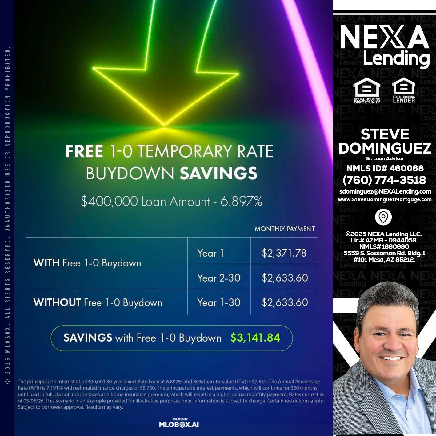BUYDOWN - Steve Dominguez -Senior Loan Advisor