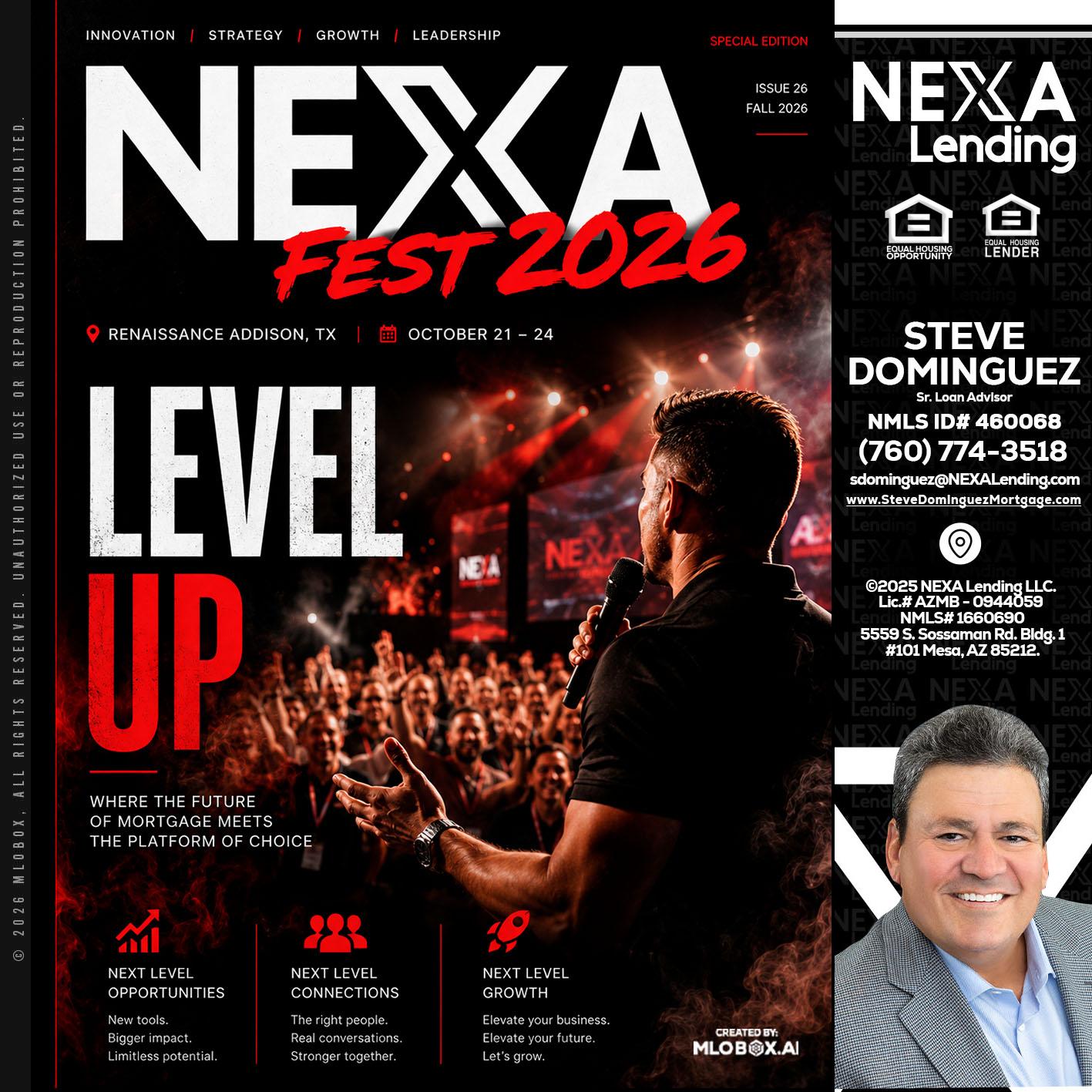 NEXA FEST 2026 - Steve Dominguez -Senior Loan Advisor