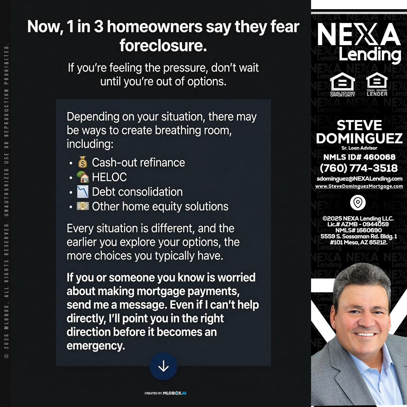 NOW - Steve Dominguez -Senior Loan Advisor