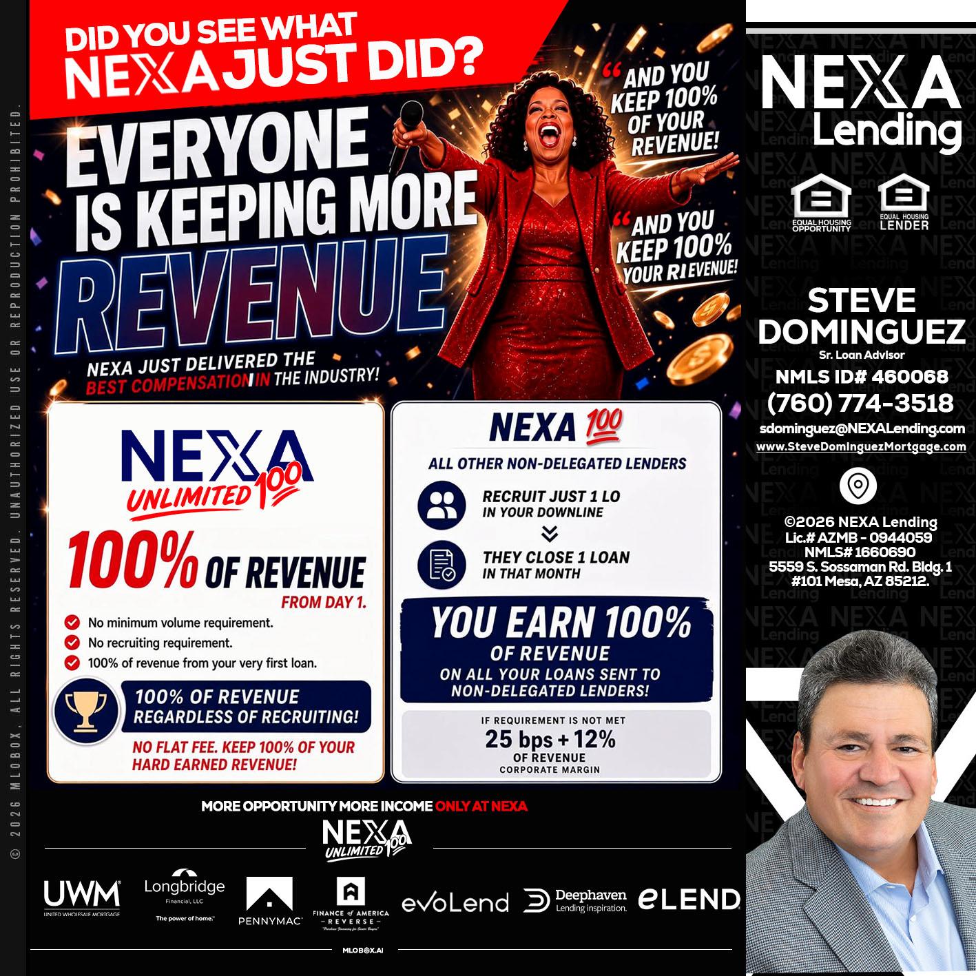EVERYONE IS KEEPING - Steve Dominguez -Senior Loan Advisor